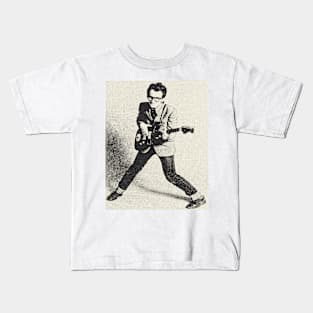 Elvis Vintage Halftone Kids T-Shirt